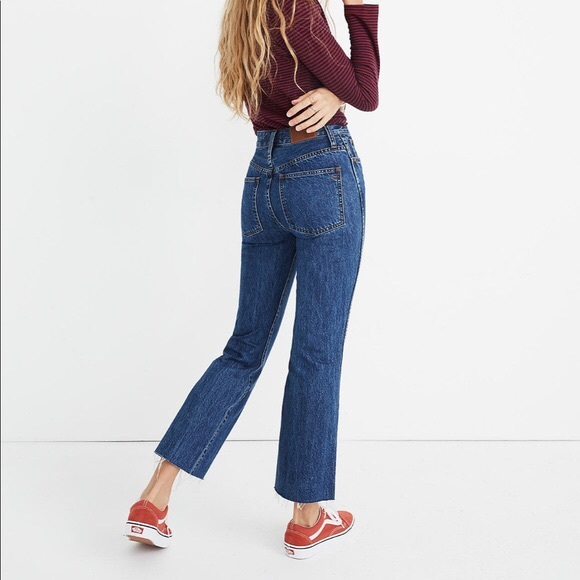NWT Madewell Rigid Demi-Boot Crop Jeans - Picture 2 of 8